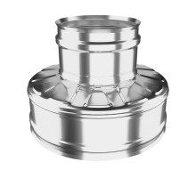 Оголовок без зонта 280*200; AISI 430 0,50 + AISI 304 0,50 (КОНДЕНСАТ)