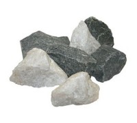 Микс ДУЭТ (долерит, кварц) (20 кг, колотый) для бань и саун