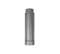 Переходной патрубок на дымоход чугунный ПП115х500 (неокрашенный)