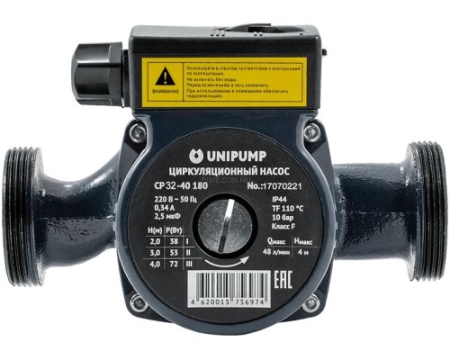 Насос циркуляционный UNIPUMP CP 32-40 180 %rs_city_gde%