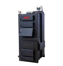 Котел длительного горения "Горняк" КСВм-80 (до 800 кв.м) горизонтальные колодцы