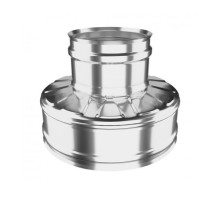 Оголовок без зонта 200 х 115; AISI 430 0.50 + AISI 304 0.50 (КОНДЕНСАТ)