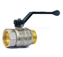 Кран шаровой латунный LD Pride 47.32.В-Н.Р ДУ 32 Py 25 рычаг