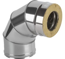 Колено сэндвича-И 90 х 200 х 115; AISI 430 0.50 + AISI 304 0.50 (КОНДЕНСАТ)