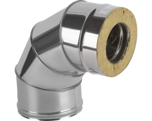 Колено сэндвича-И 90 х 200 х 115; AISI 430 0.50 + AISI 304 0.50 (КОНДЕНСАТ)