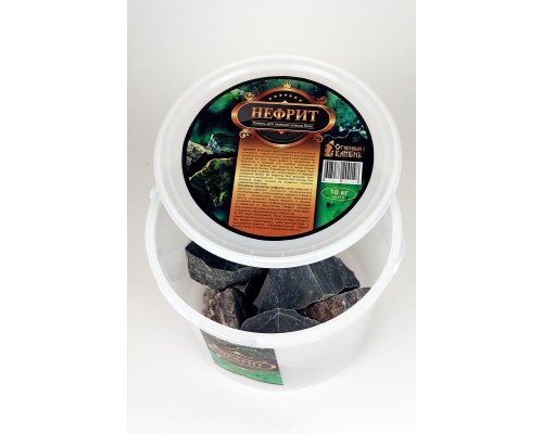 Камень Нефрит (10 кг, колото-пиленый) для бань и саун %rs_city_gde%