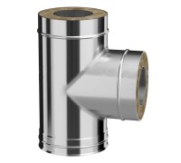 Тройник сэндвича-И 90 х 210 х 150; Оц 0.50 + AISI 304 0.50 (КОНДЕНСАТ)